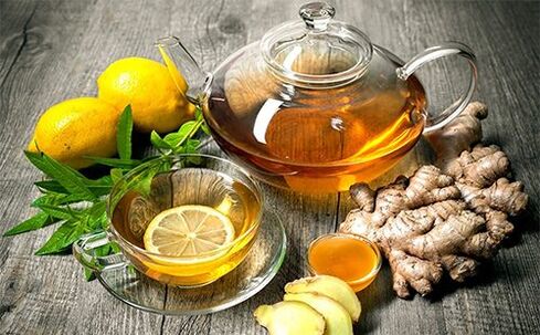 tea citrommal és gyömbérrel