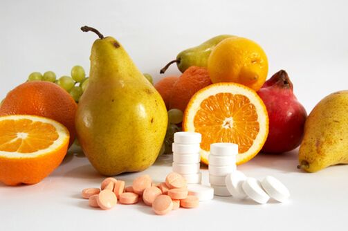 Egészséges gyümölcsök és vitamin komplexek a férfi potenciaért